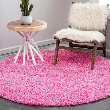 Circle Shaggy Rug | Rug Masters | Free UK Delivery