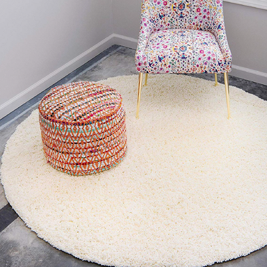 Circle Shaggy Rug | Rug Masters | Size Range Available 