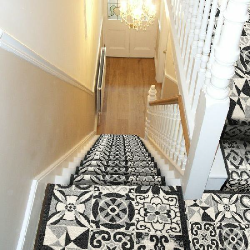 Grey Stair Runner | Rug Masters | Custom Sizes Available 
