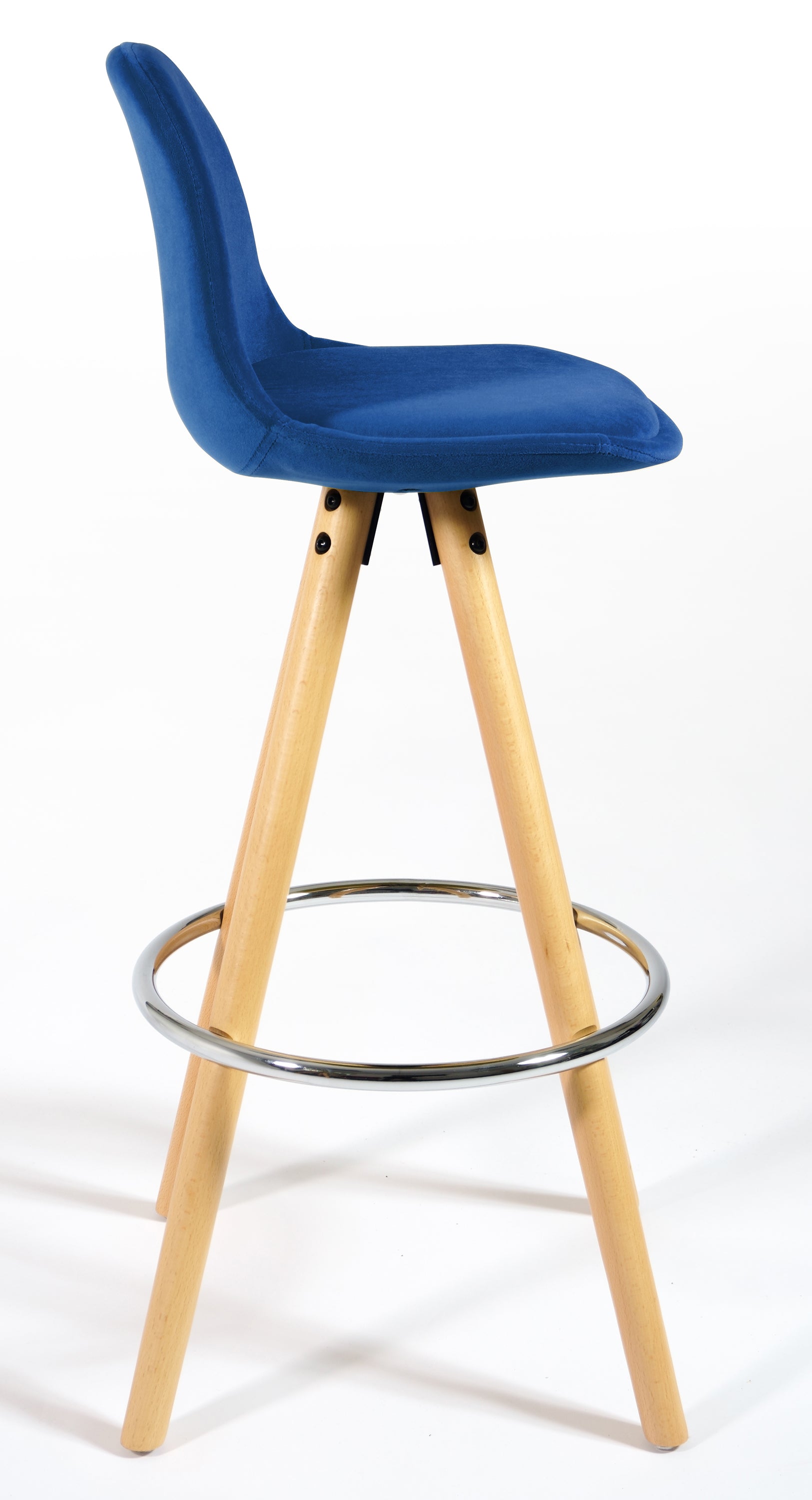 Barcelona Bar Stools - Set Of 2 - Navy Blue