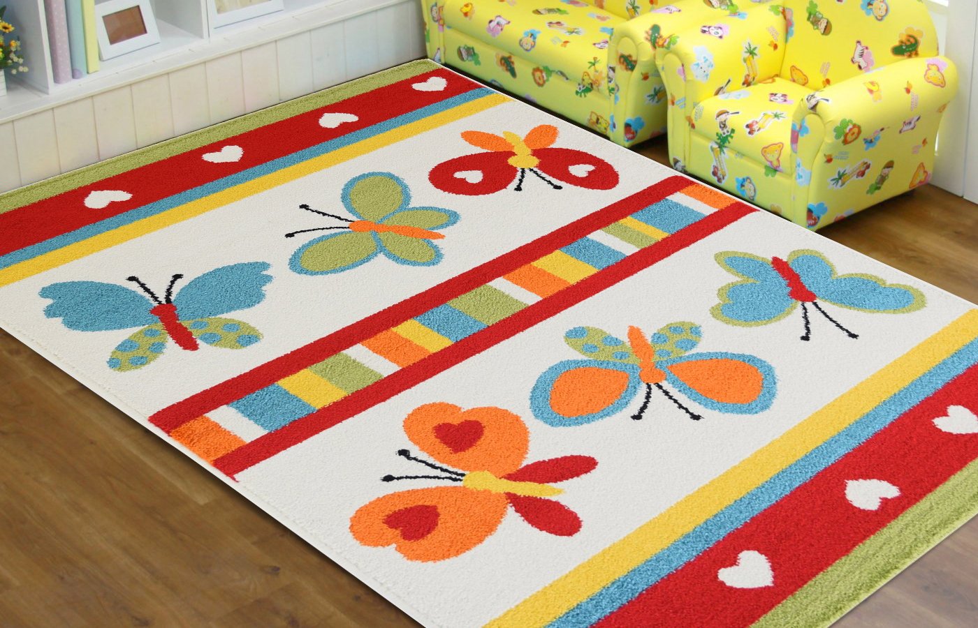 Butterfly Rug | Rug Masters | Children's Rugs And Mats