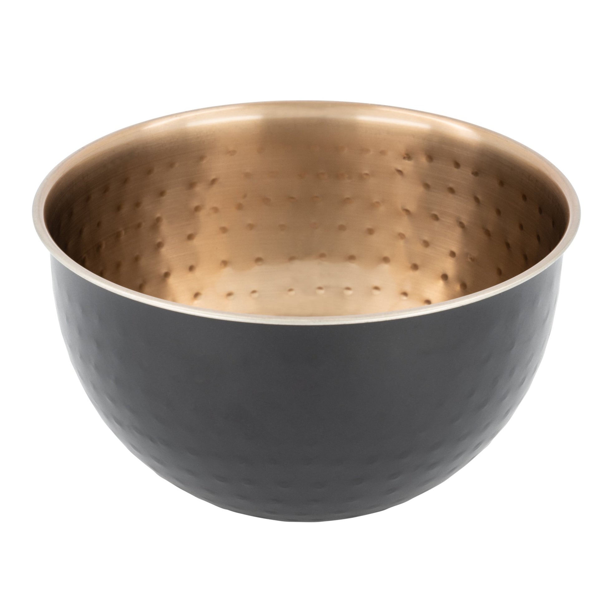 Black and Copper Serving Bowl - 15cm - only5pounds.com
