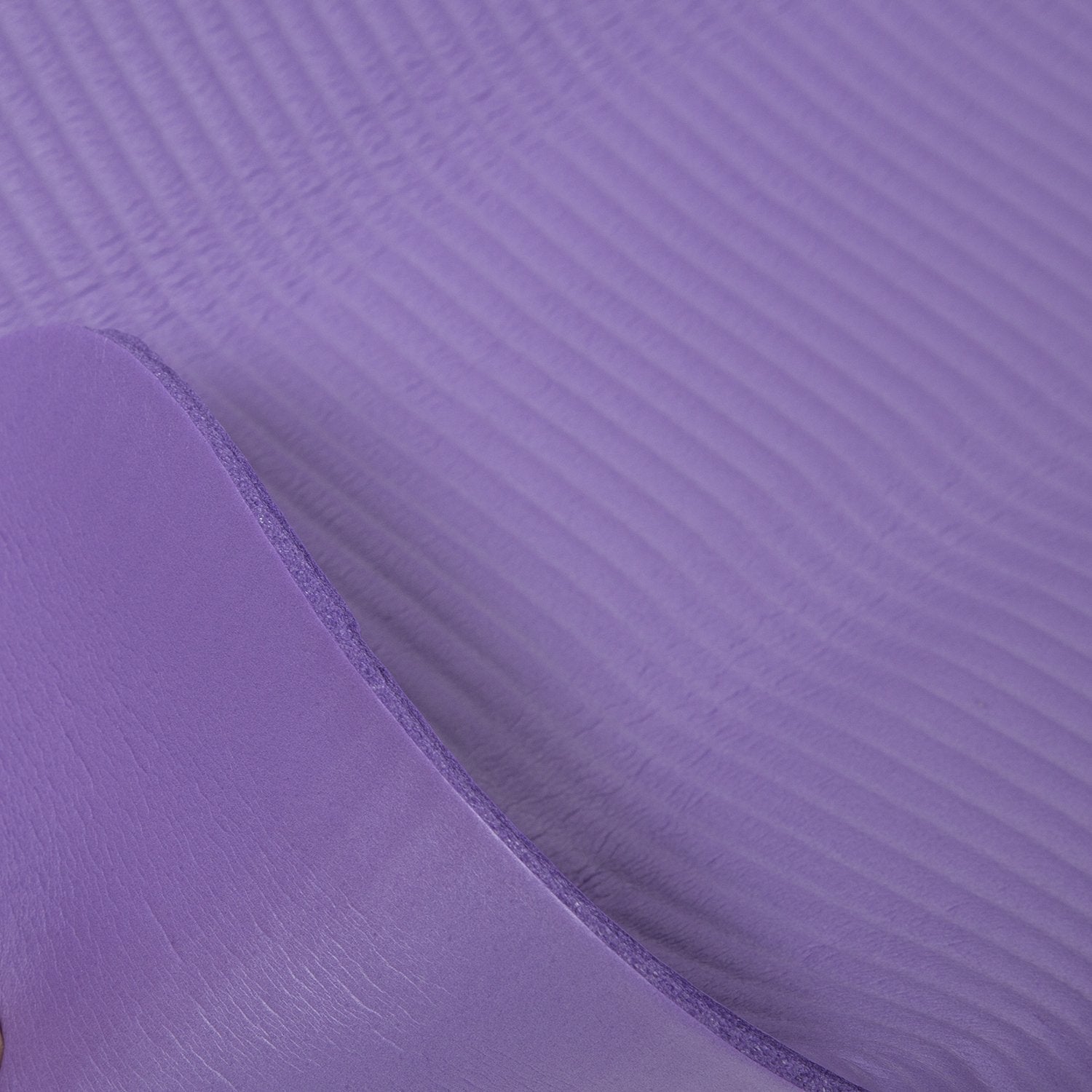 Purple Non-Slip Yoga Mat 1cm Thick With Handle Bravich LTD.