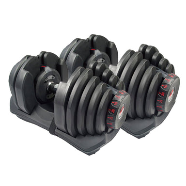 Set of 2 Adjustable Dumbbell - 5-52.5LBS - Live Up Sports