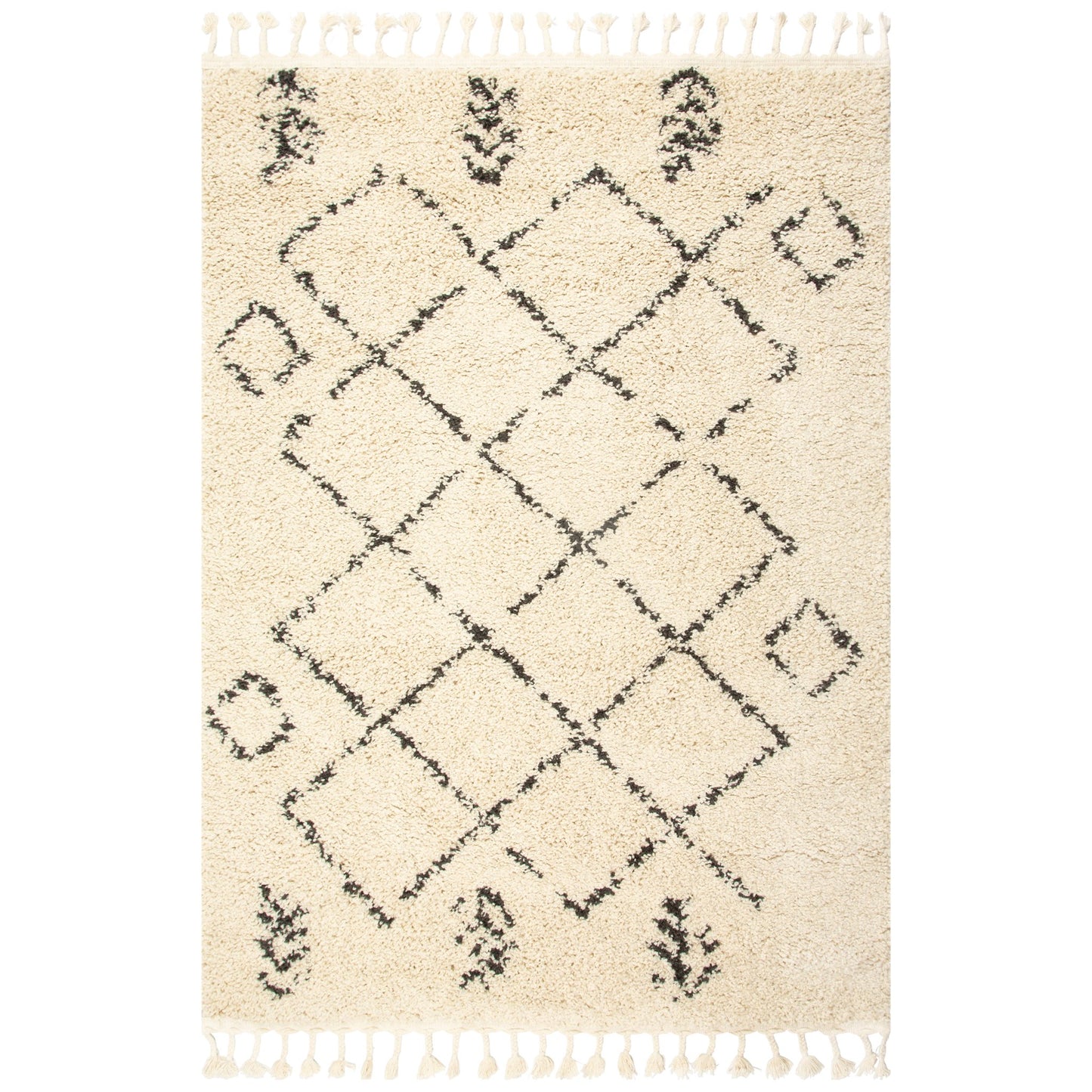 Cream Native Boho Rug - Michigan