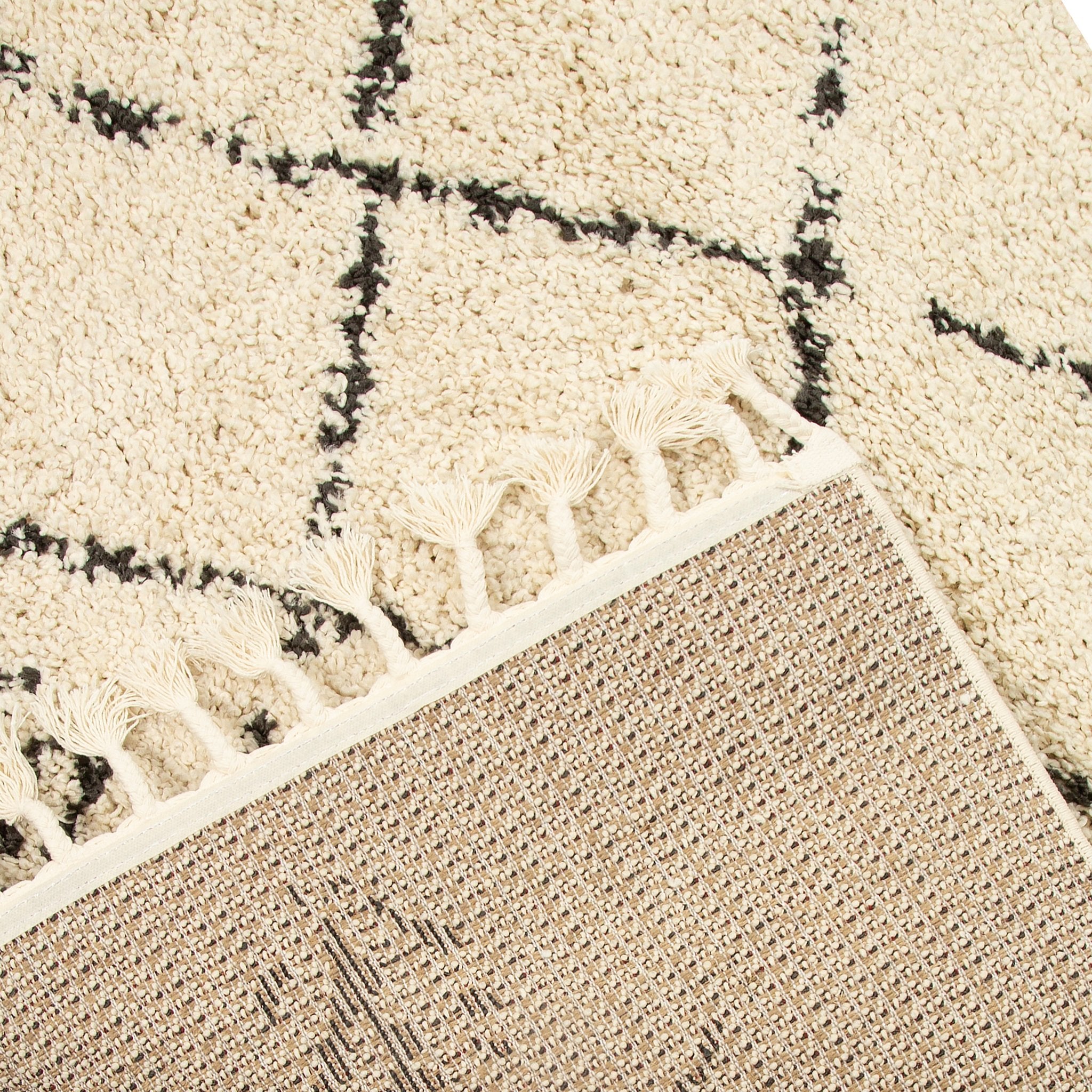 Cream Native Boho Rug - Michigan