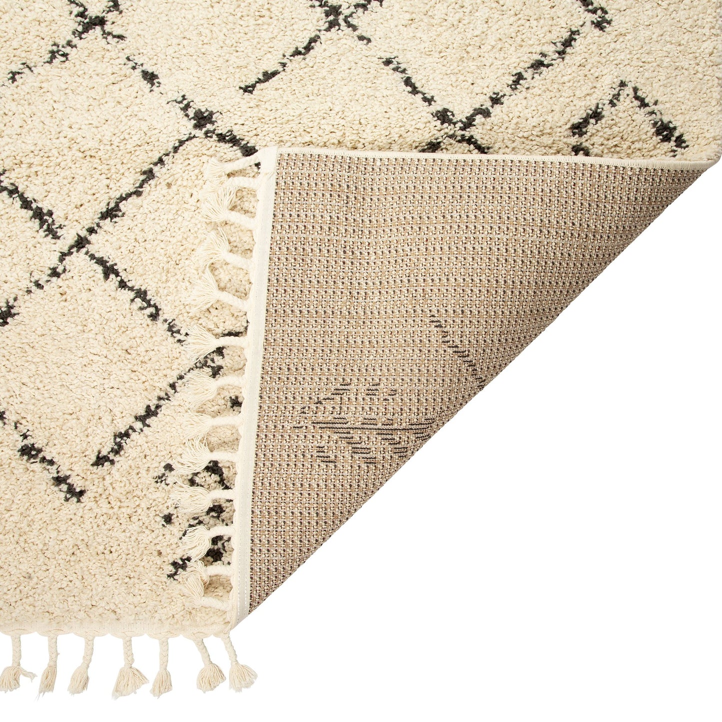 Cream Native Boho Rug - Michigan