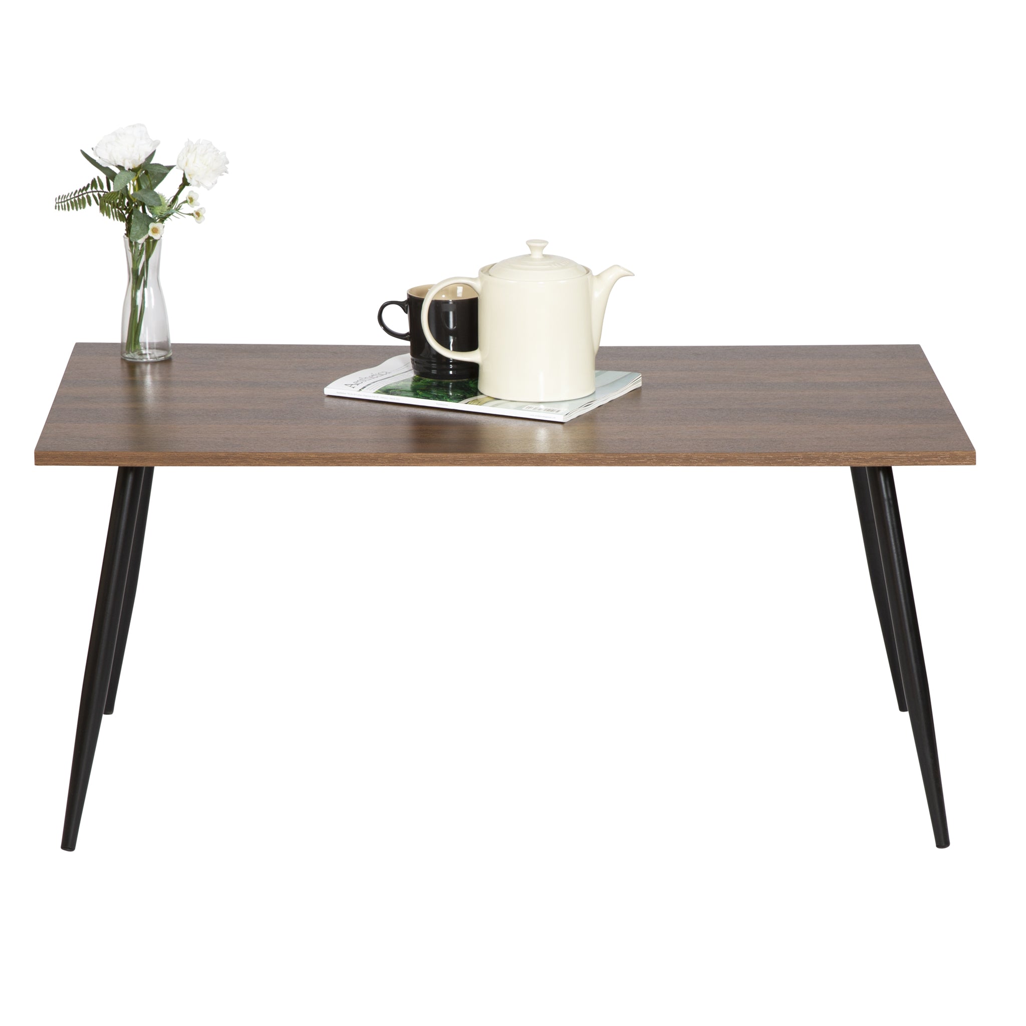 Wooden Coffee Table & 2 End Table Set