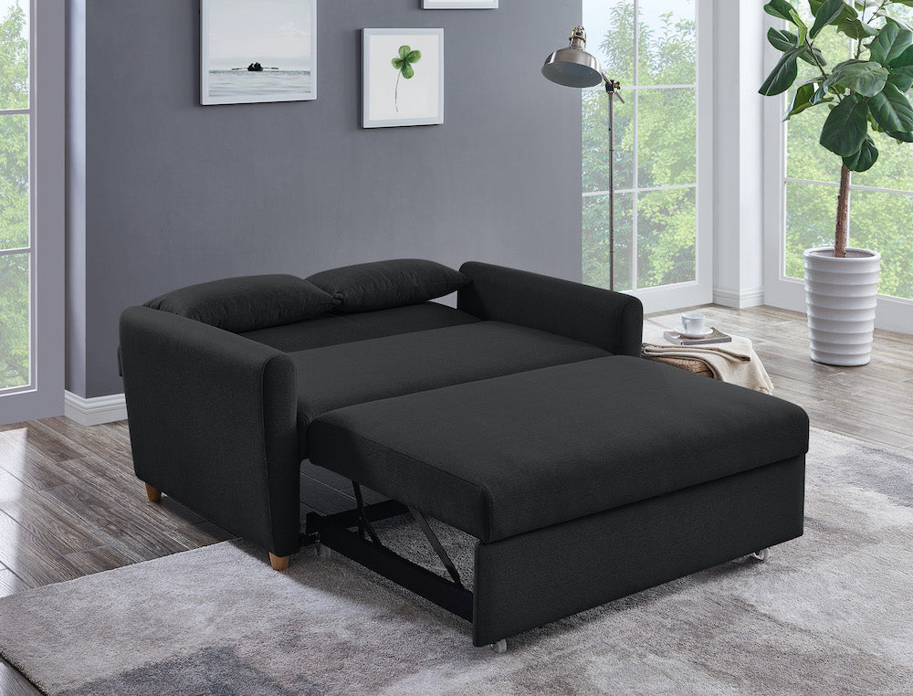 The 'Dahlia' Sofa Bed - Black Bravich LTD.