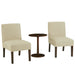 Plus Chairs & Side Table Set - Cream Bravich LTD.