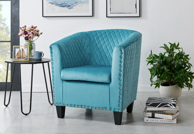 Stilo Tub Chair - Blue Bravich LTD.