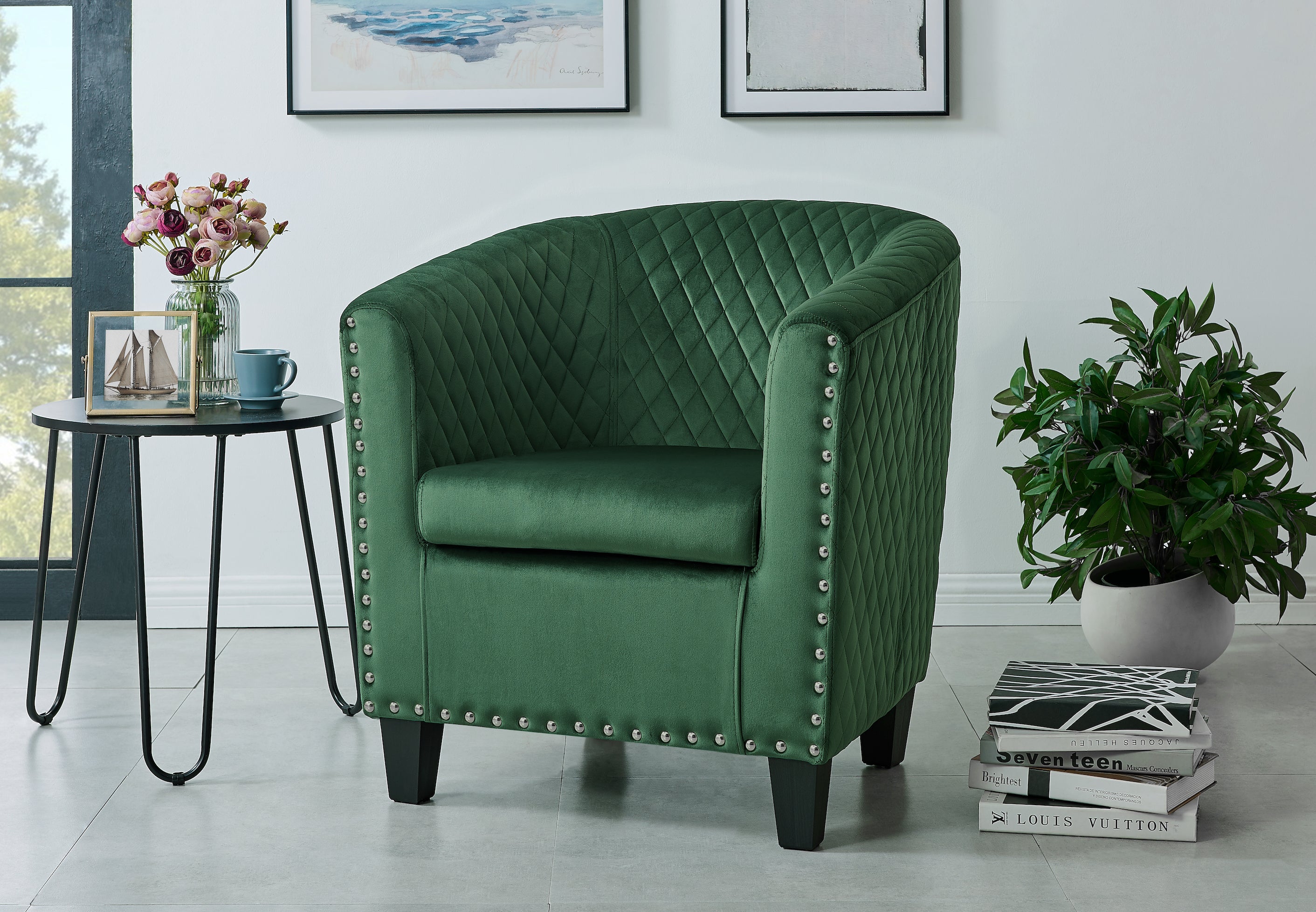 Stilo Tub Chair - Green Bravich LTD.