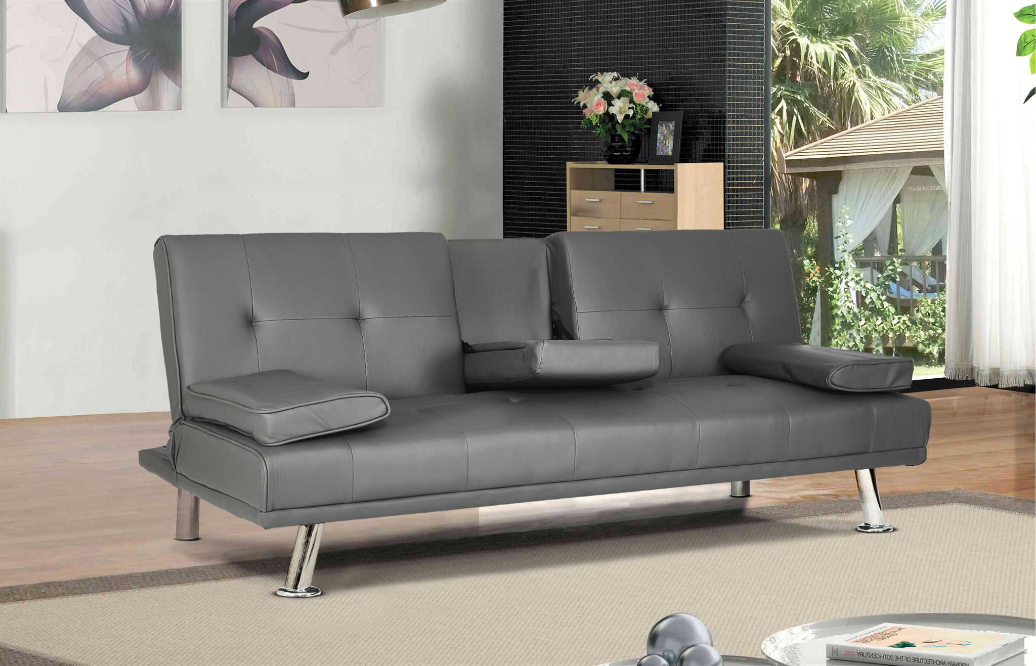 The 'Manhattan' Sofa Bed - Grey