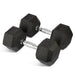 Rubber Hex Dumbbells - 2 x 15kg Bravich LTD.