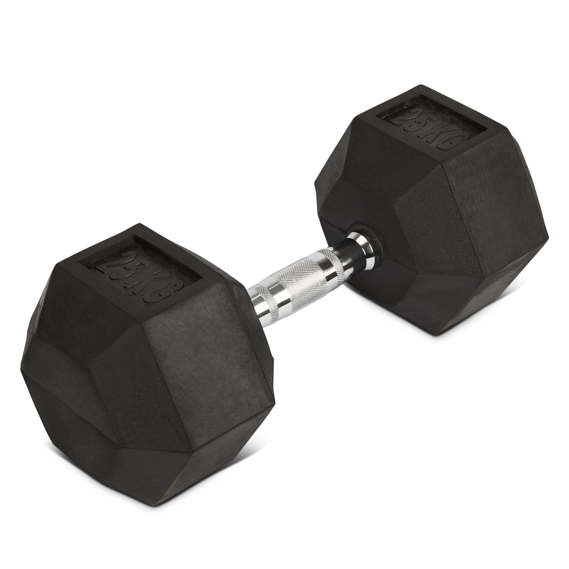 Rubber Hex Dumbbell 25kg Bravich LTD.
