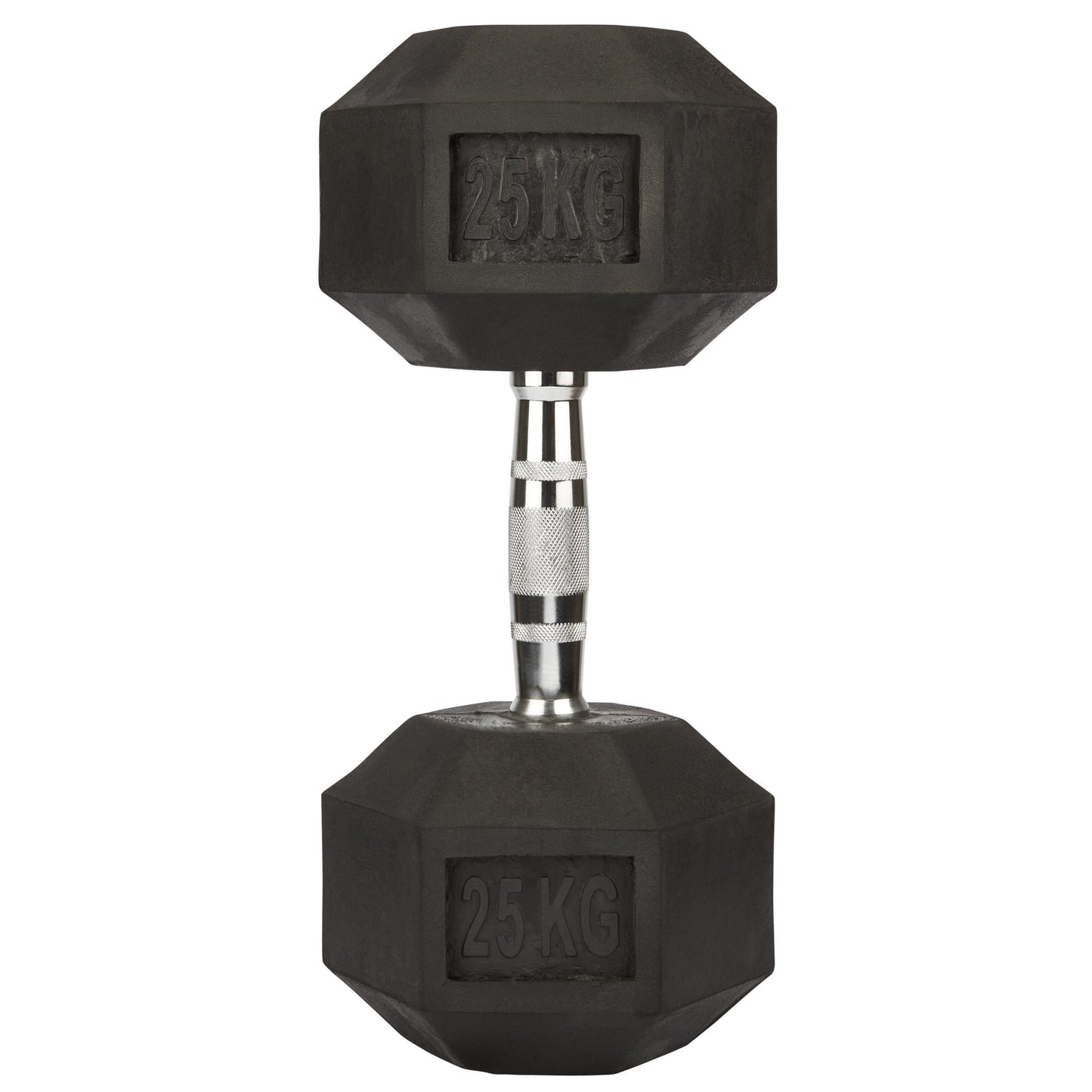 Rubber Hex Dumbbell 25kg Bravich LTD.