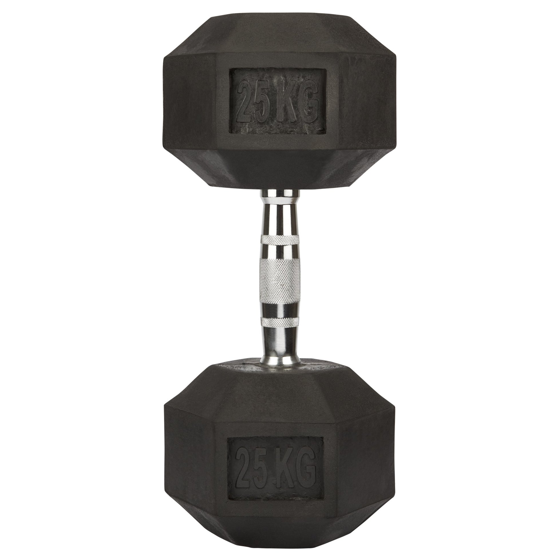 Rubber Hex Dumbbell 25kg Bravich LTD.