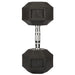 Rubber Hex Dumbbells - 2 x 25kg Bravich LTD.