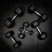 Rubber Hex Dumbbells - 2 x 20kg Bravich LTD.