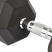 Rubber Hex Dumbbells - 2 x 20kg Bravich LTD.