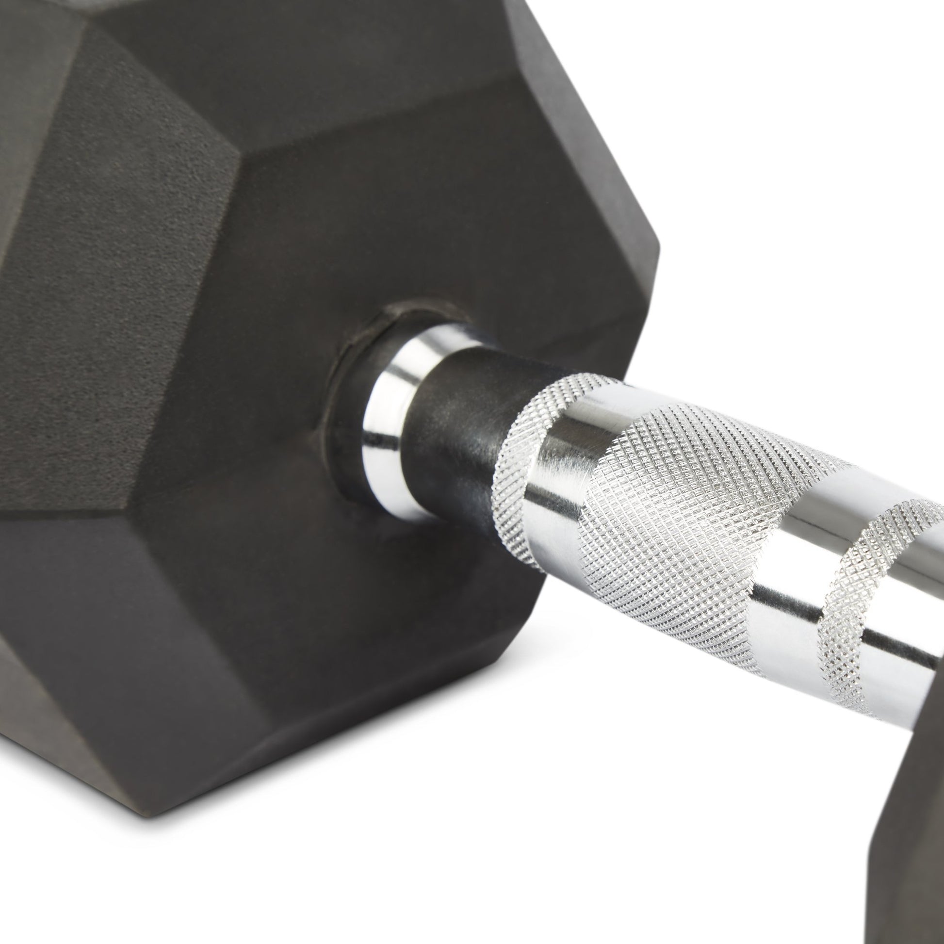 Rubber Hex Dumbbells - 2 x 25kg Bravich LTD.