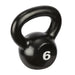 Black Cast Iron Kettlebell - 6kg Bravich LTD.