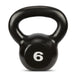 Black Cast Iron Kettlebell - 6kg Bravich LTD.