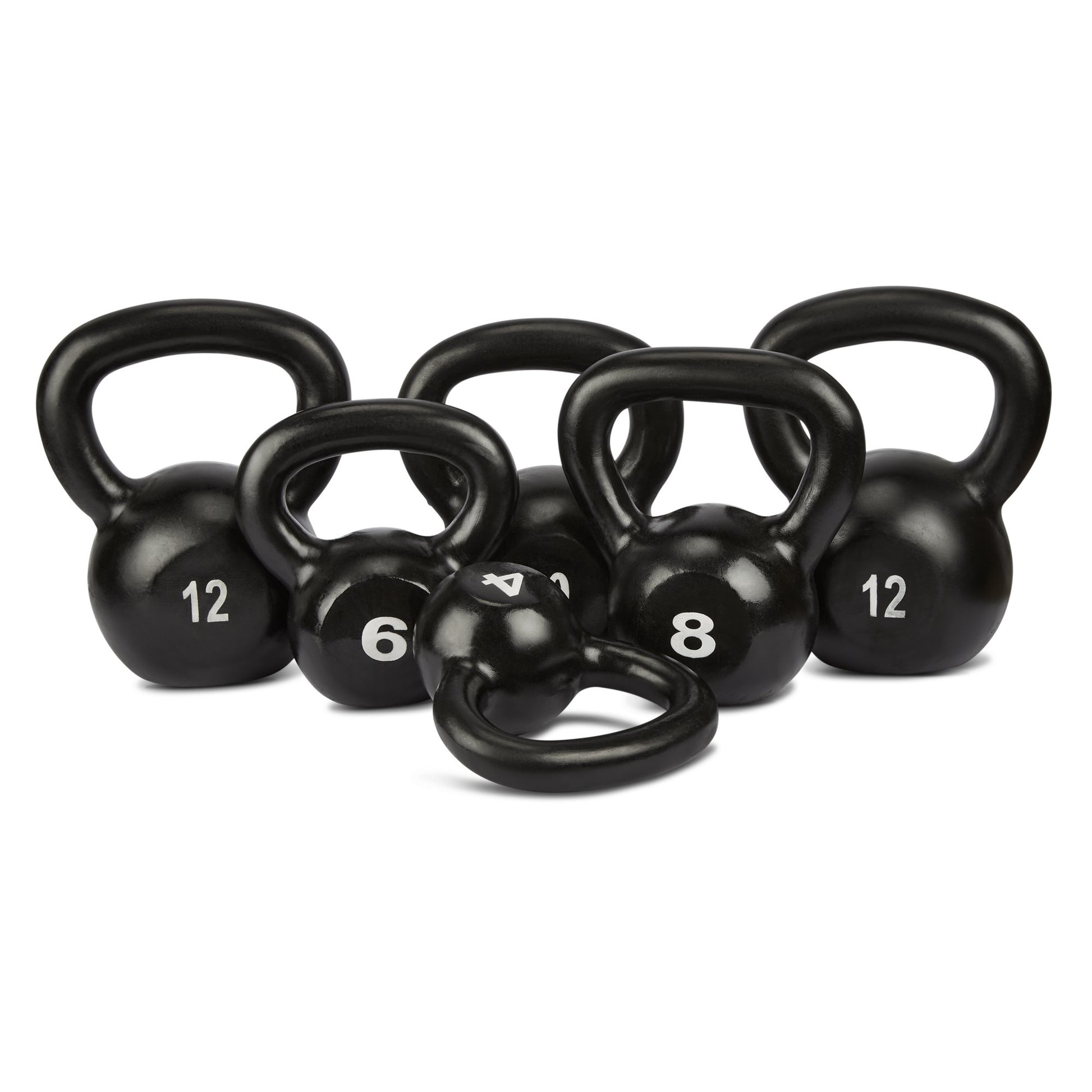 Black Cast Iron Kettlebell - 8kg Bravich LTD.