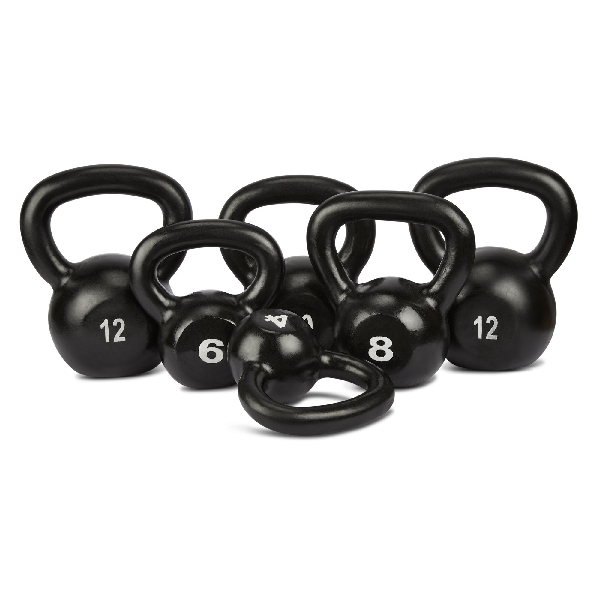 Black Cast Iron Kettlebell - 4kg Bravich LTD.