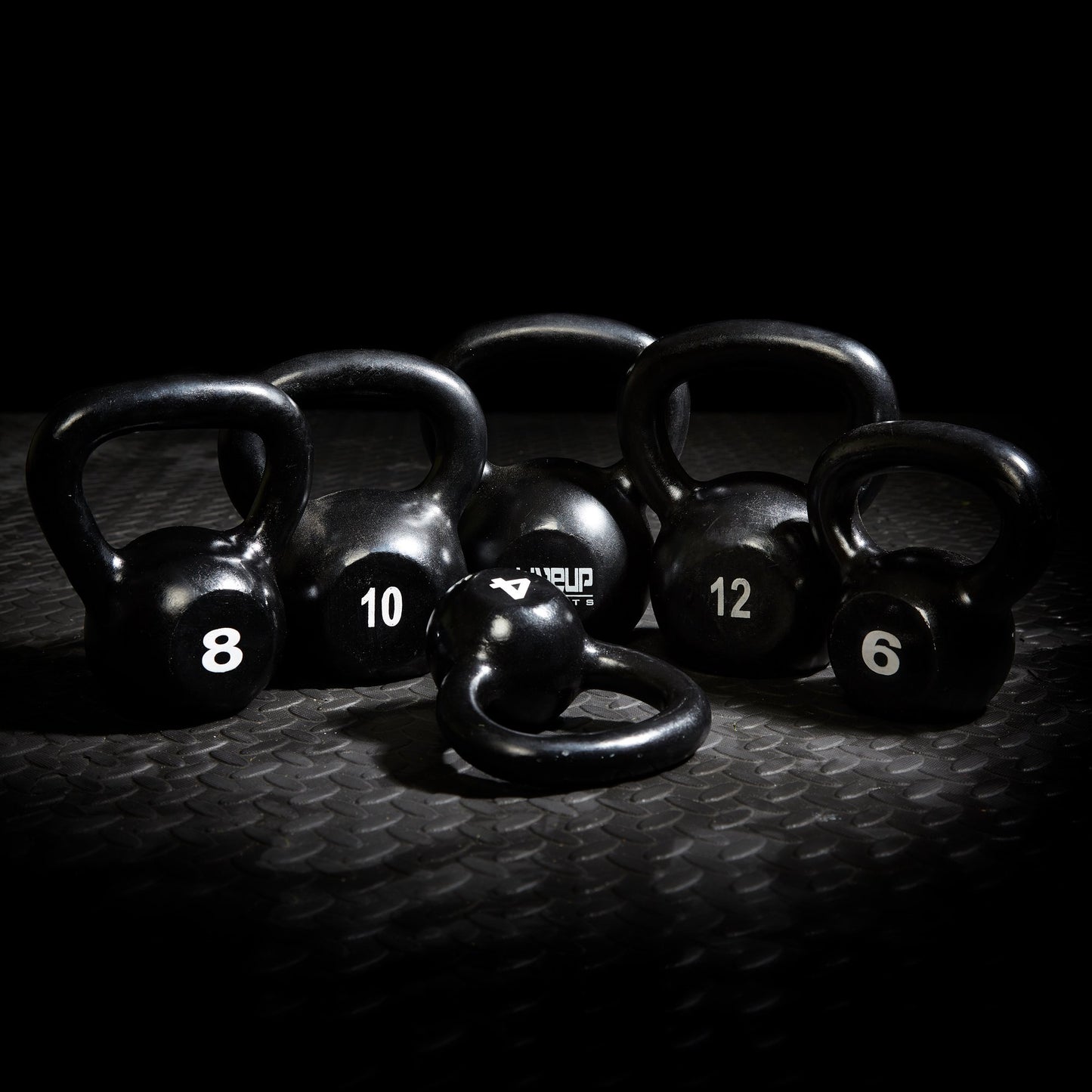 Black Cast Iron Kettlebell - 8kg Bravich LTD.