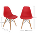 Como Retro Style Dining Chair - Red Bravich LTD.