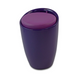 Plastic Ottoman Faux Leather Seat - Purple Bravich LTD.