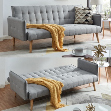 The 'Mario' Sofa Bed - Grey Bravich LTD.