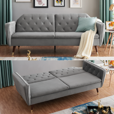 The 'Victoria' Sofa Bed - Grey Bravich LTD.