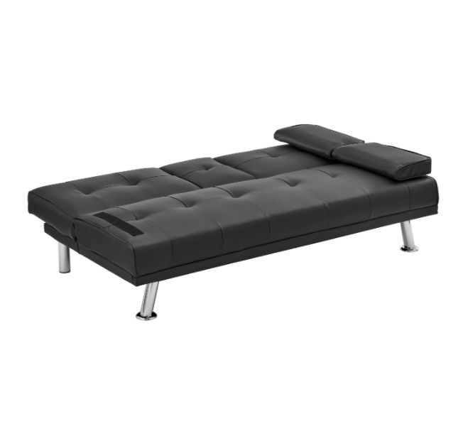 The 'Manhattan' Sofa Bed - Black Bravich LTD.