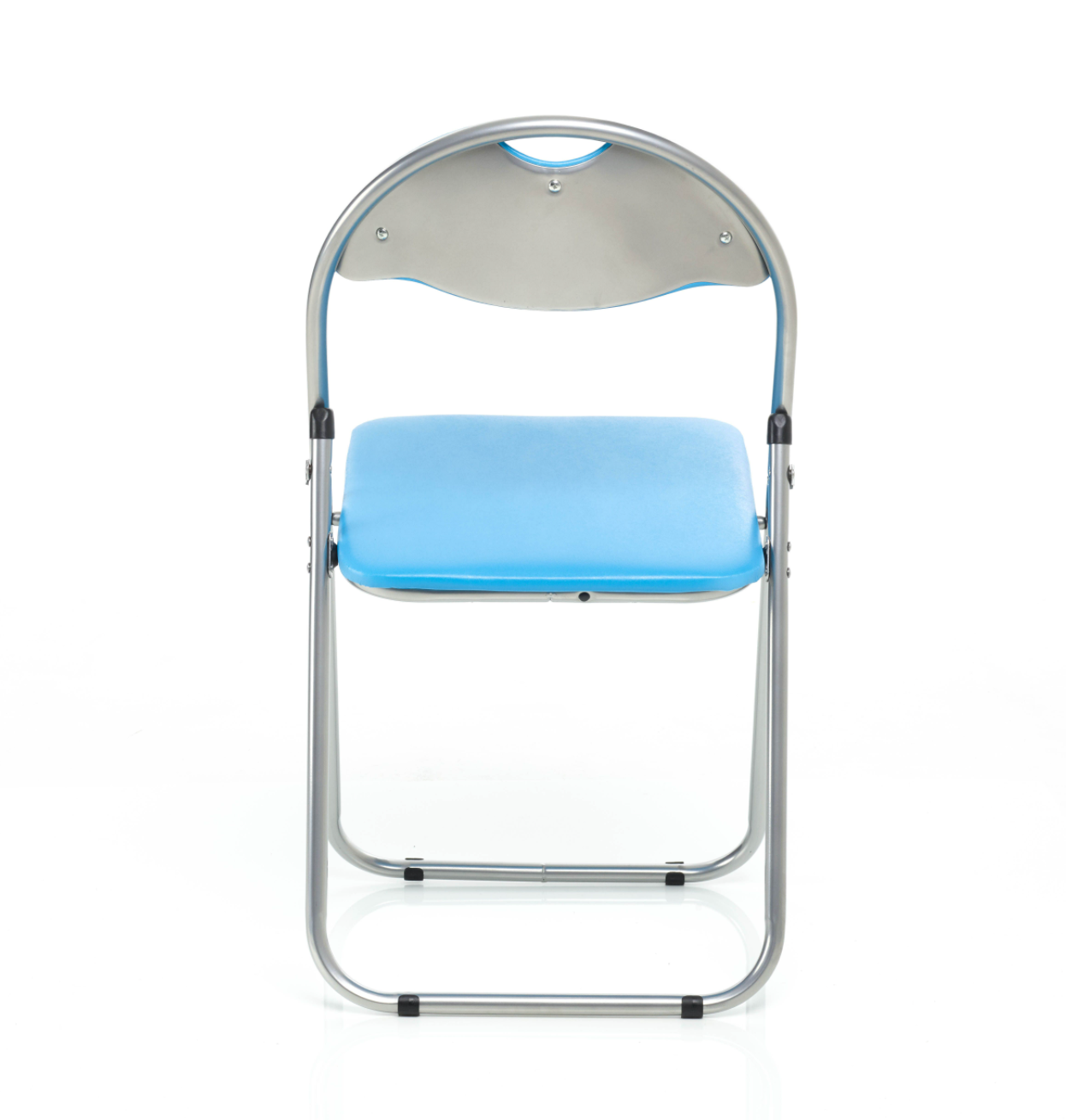 Folding Padded Office Chair - Blue Bravich LTD.