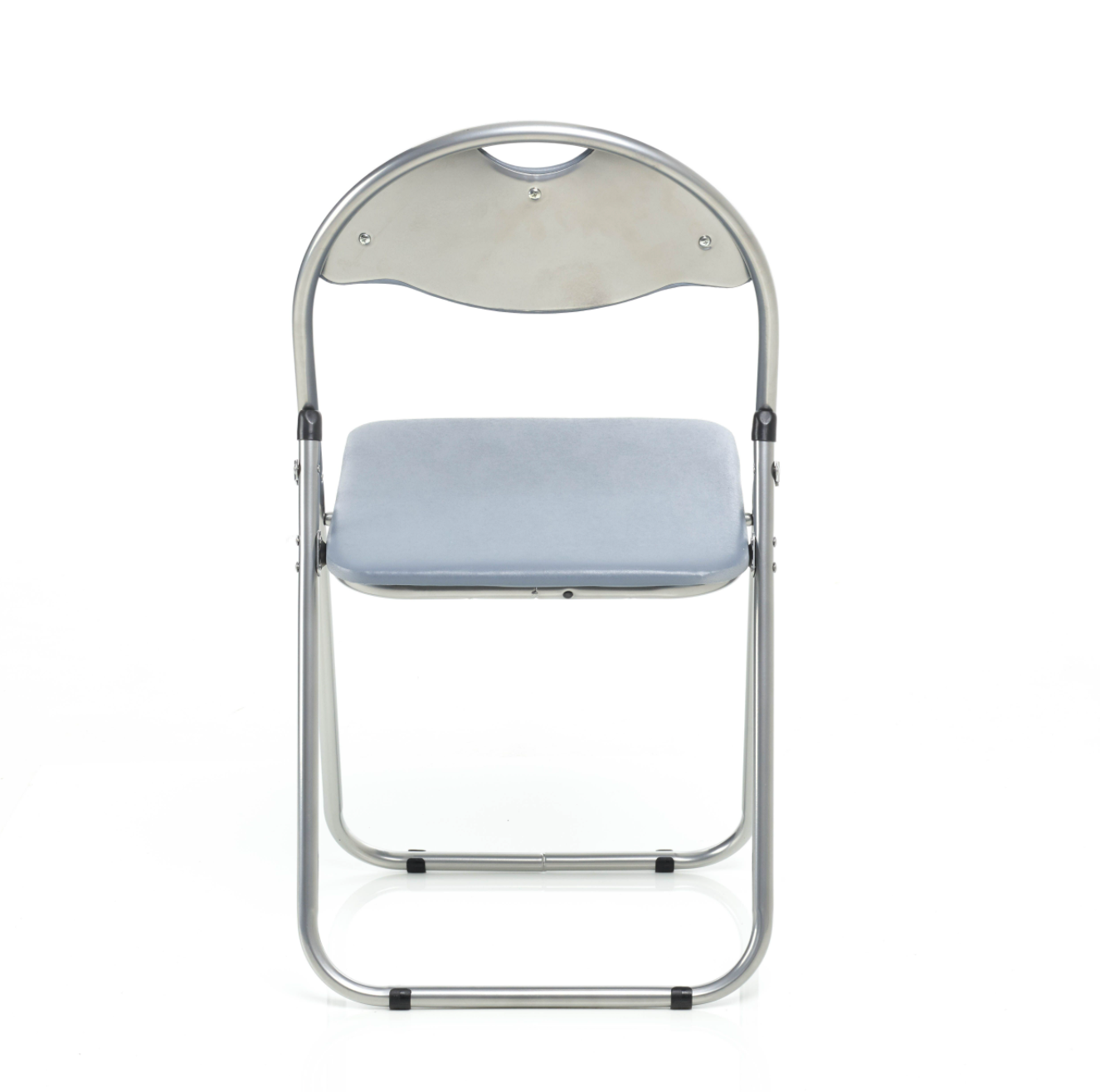 Folding Padded Office Chair - Grey Bravich LTD.