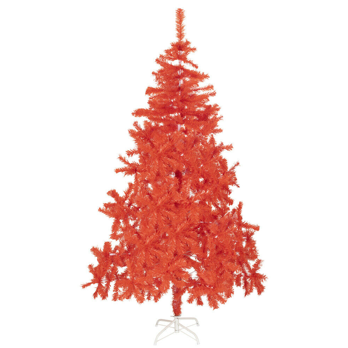 Red Artificial Fir Christmas Tree - 4-7ft
