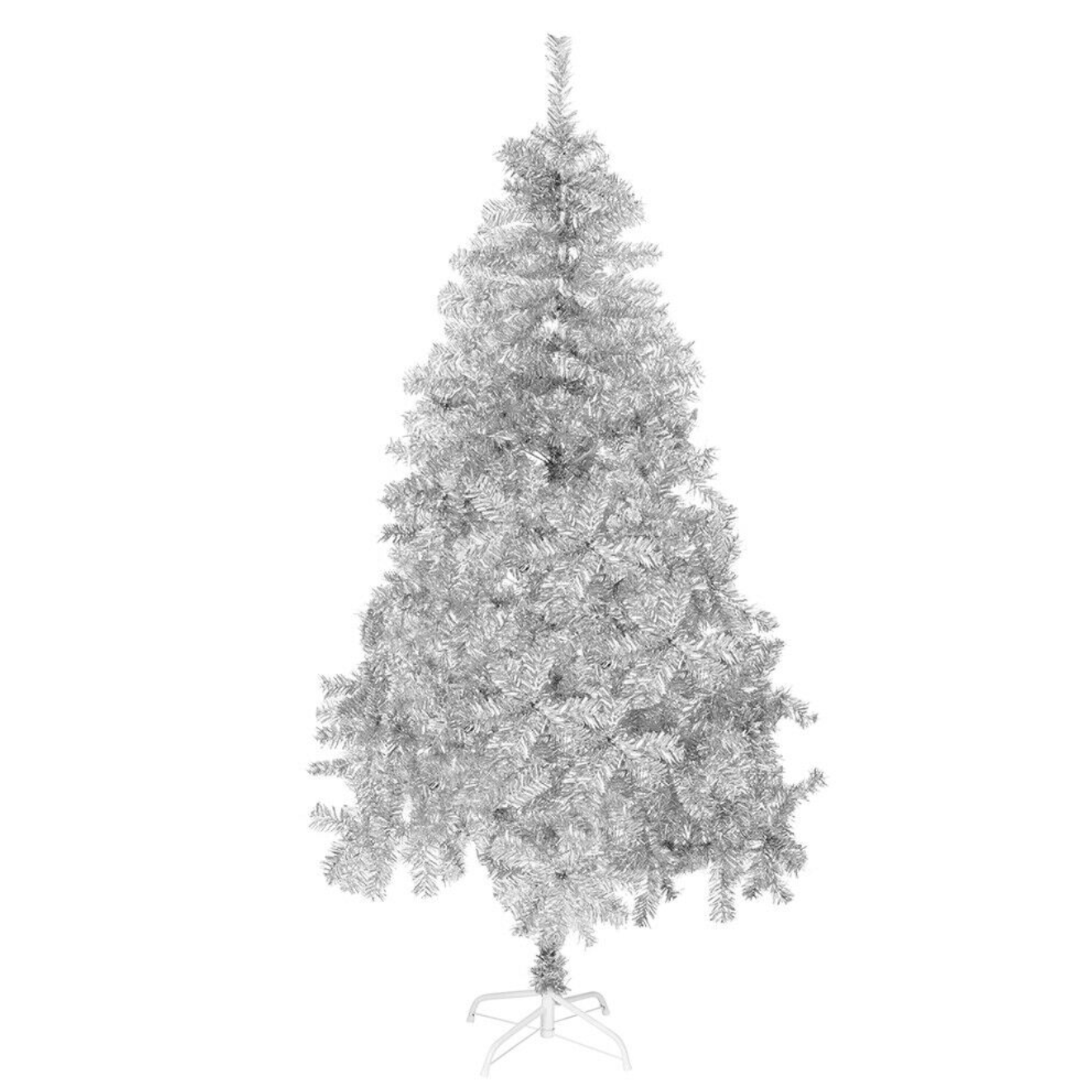 Silver Artificial Fir Christmas Tree - 4-7ft