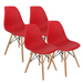 Como Retro Style Dining Chair - Red Bravich LTD.