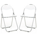 Folding Padded Office Chair - White Bravich LTD.