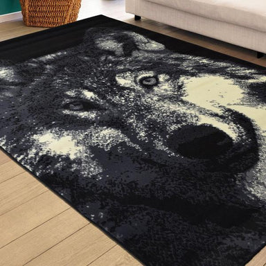 Wolf Face Rug | Rug Masters | Free UK Delivery