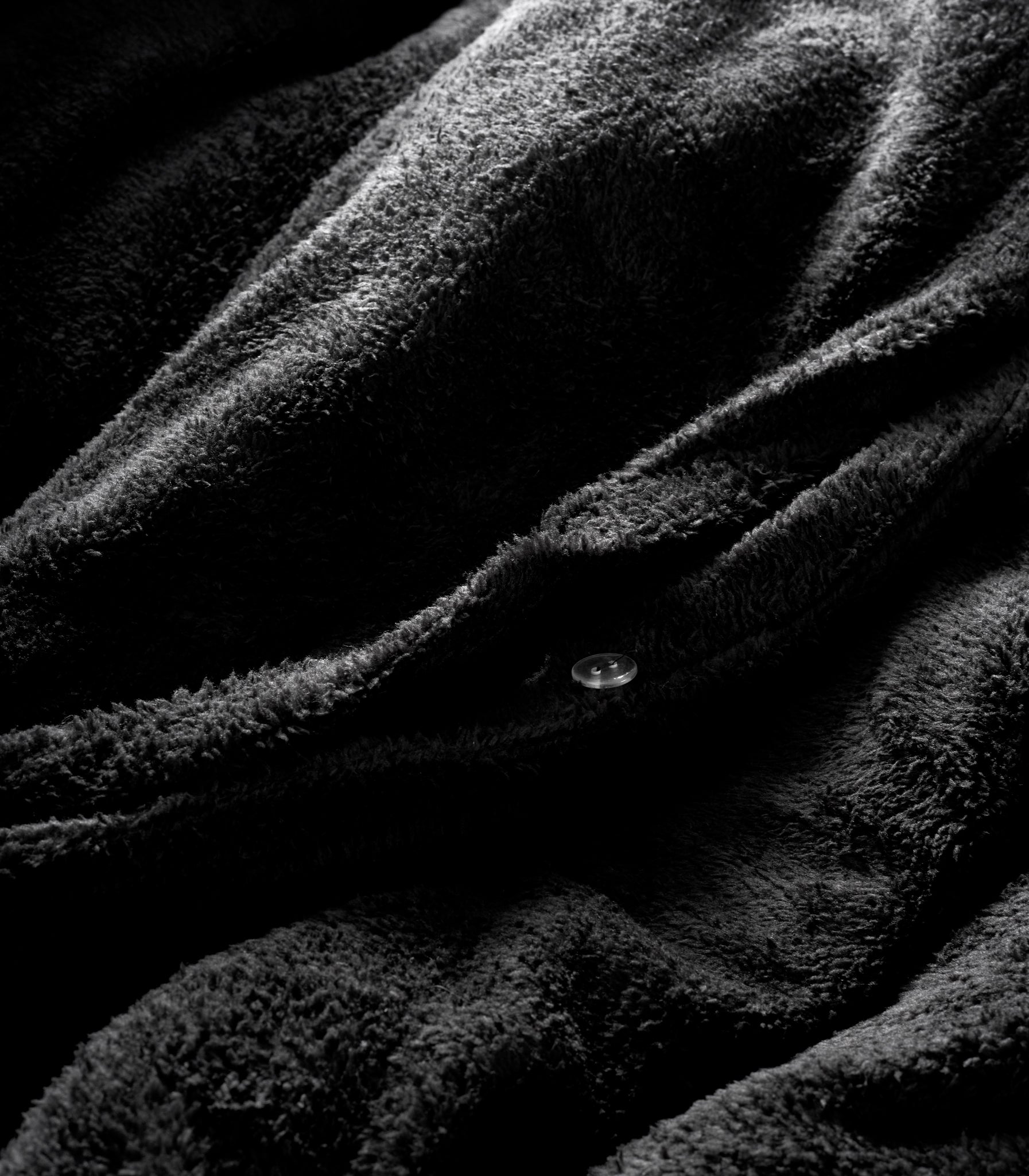 Hibernate Collection Super Soft Teddy Fleece Duvet & Two Pillow Covers Set - Black-Bargainia.com