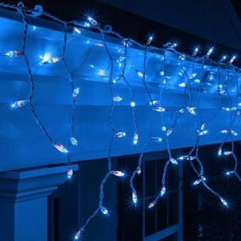 Blue and White Fairy Lights