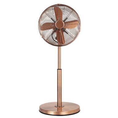 Copper Oscillating Pedestal Fan - 16" Bravich LTD.
