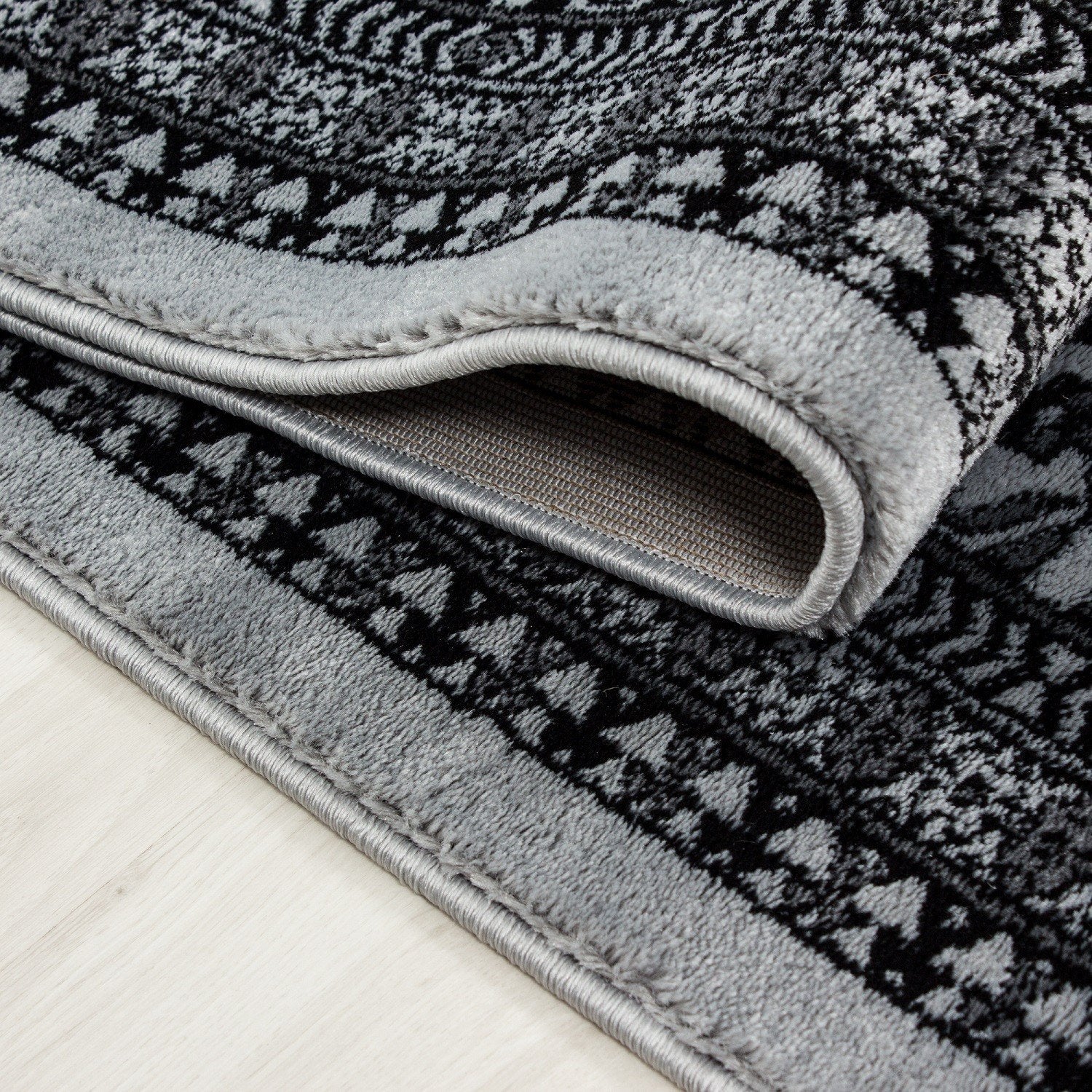 Grey Traditional Bukhara Rug - Marrakesh - Rug Masters