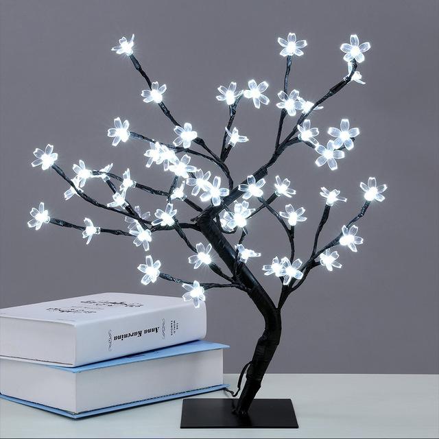 LED Bonsai Cherry Blossom Tree - Cool White